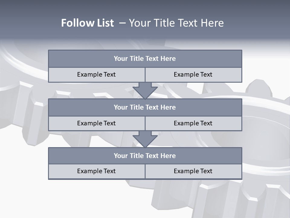 Engineering Set White PowerPoint Template