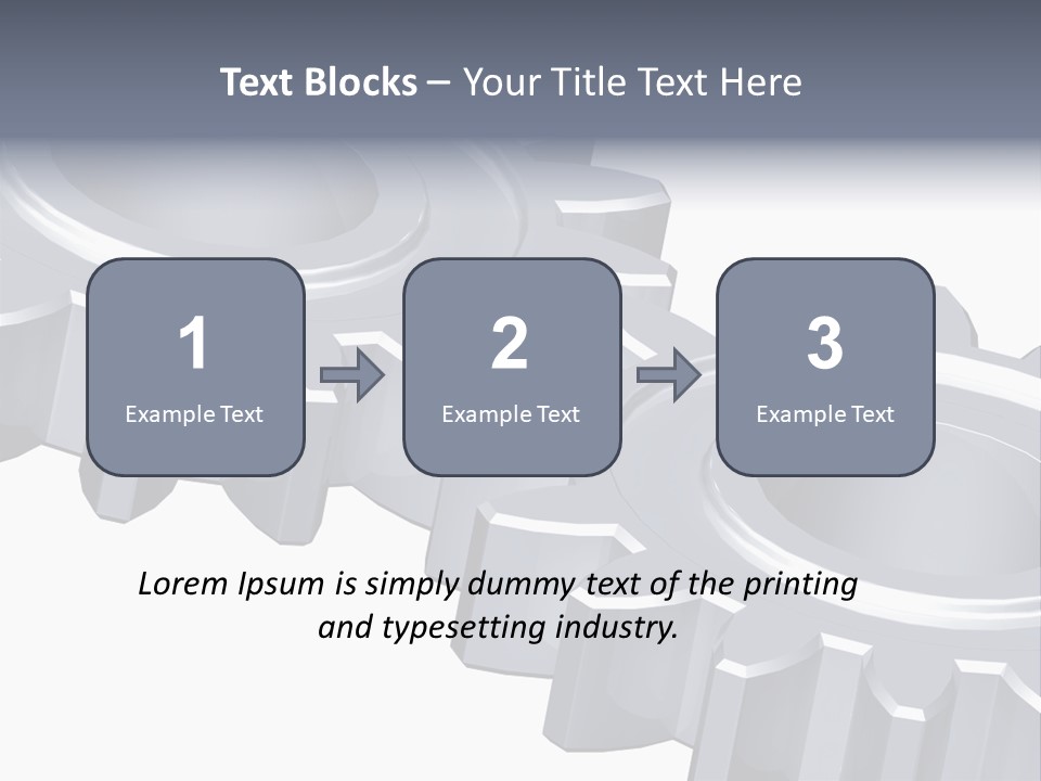 Engineering Set White PowerPoint Template