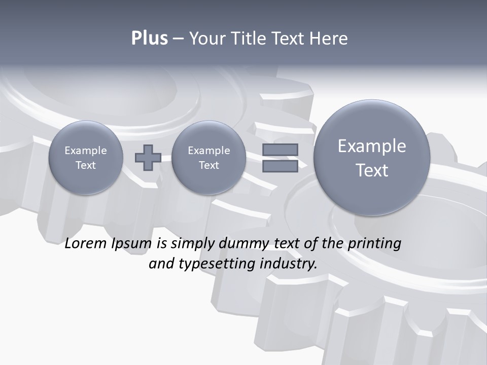 Engineering Set White PowerPoint Template