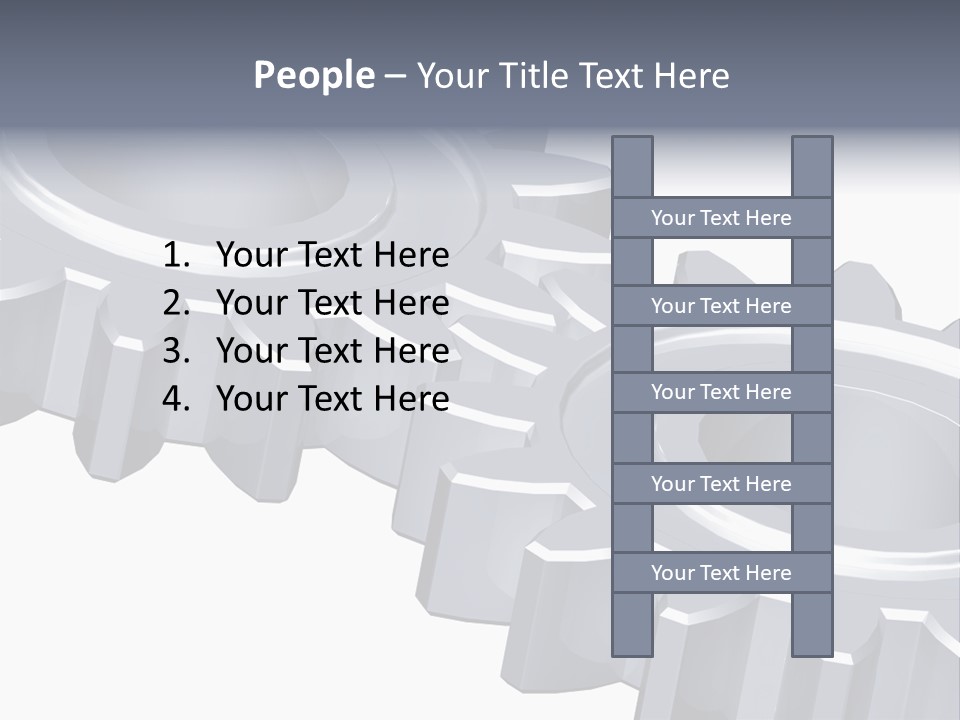 Engineering Set White PowerPoint Template