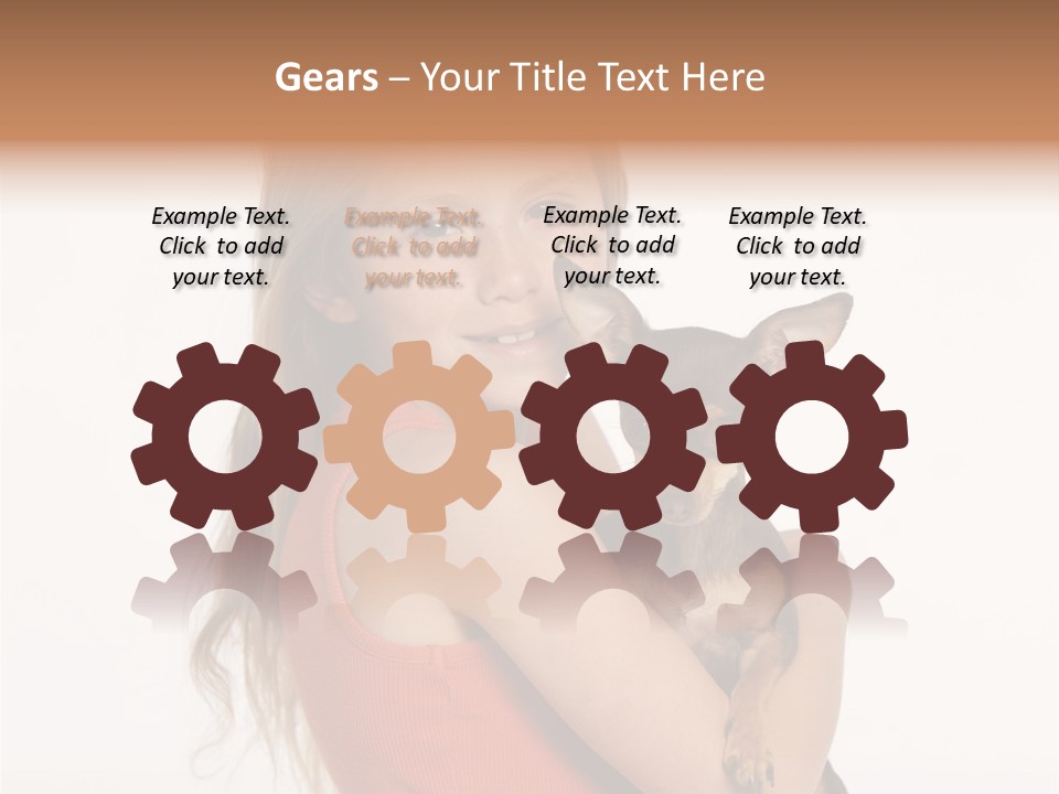 Friendship Face Lifestyle PowerPoint Template