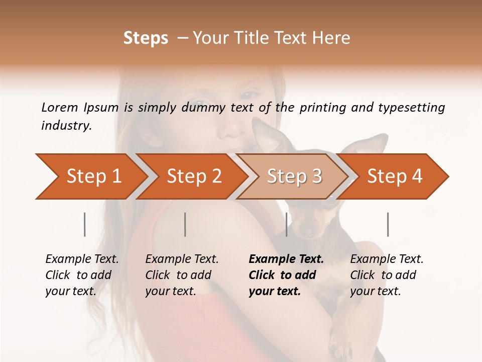 Friendship Face Lifestyle PowerPoint Template
