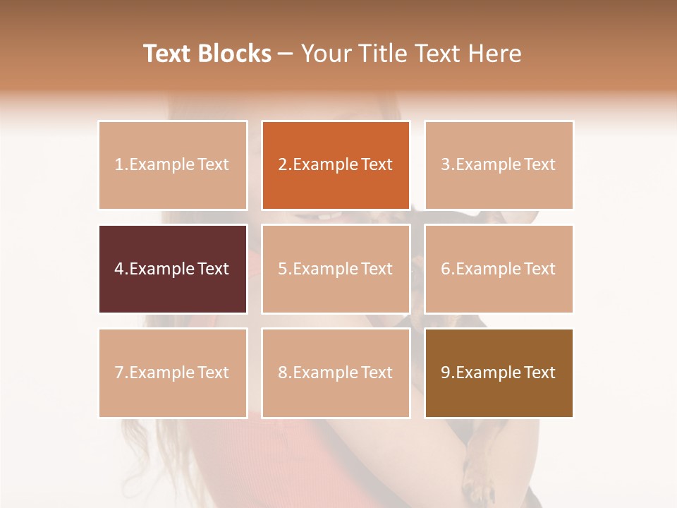 Friendship Face Lifestyle PowerPoint Template