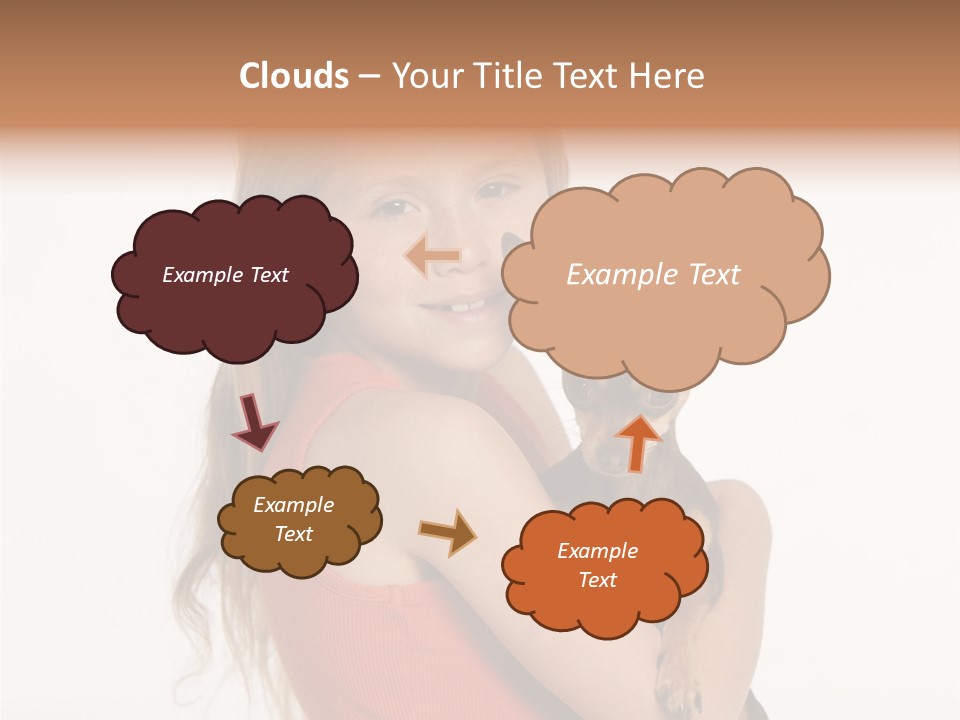 Friendship Face Lifestyle PowerPoint Template