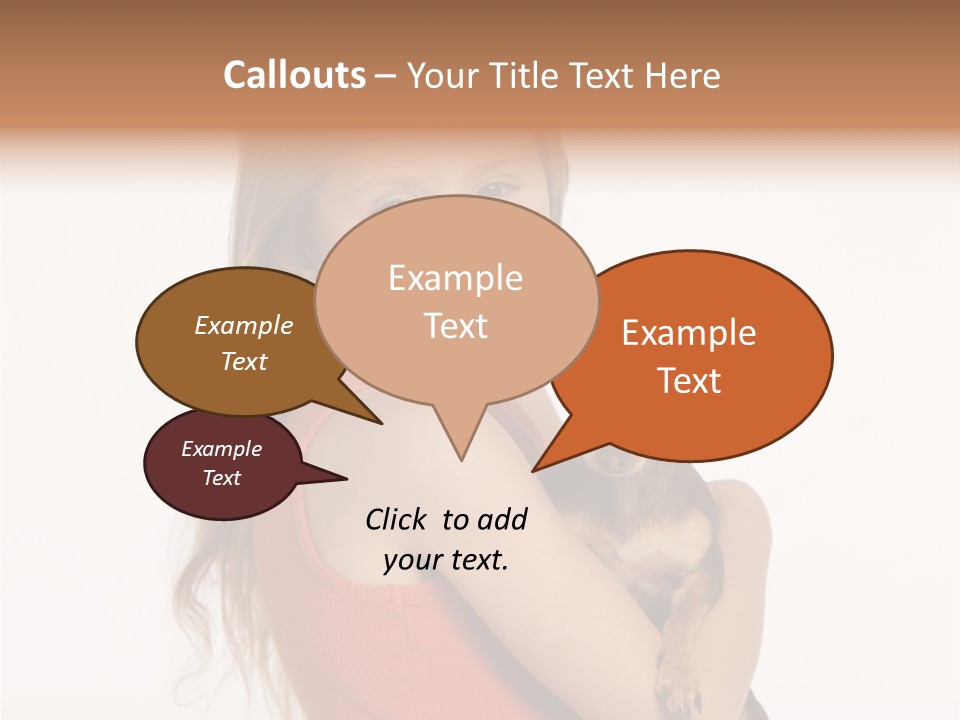 Friendship Face Lifestyle PowerPoint Template