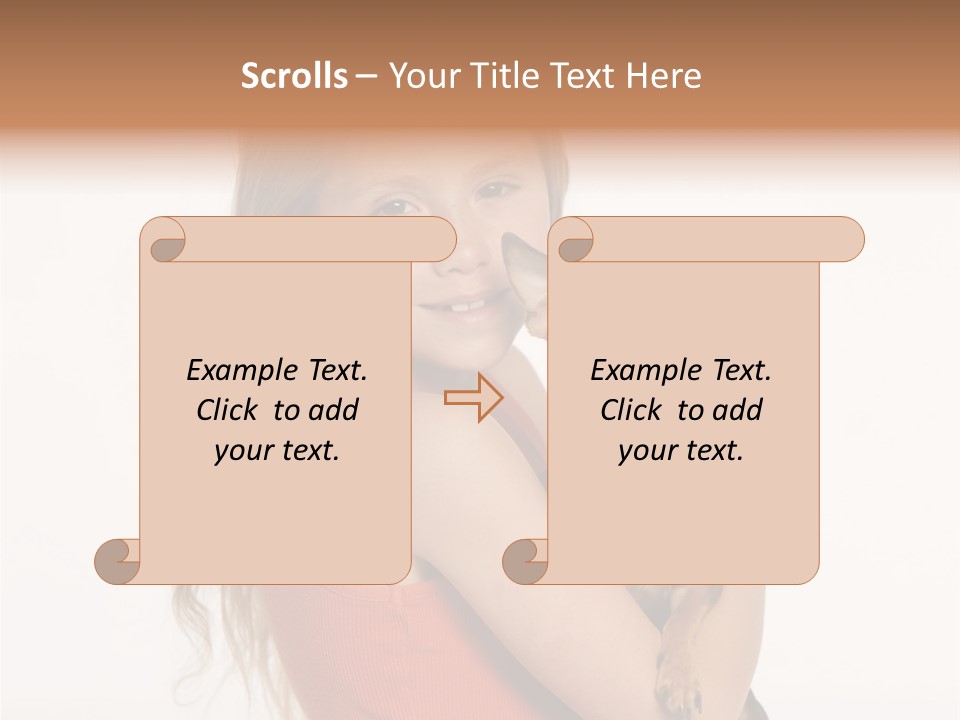 Friendship Face Lifestyle PowerPoint Template