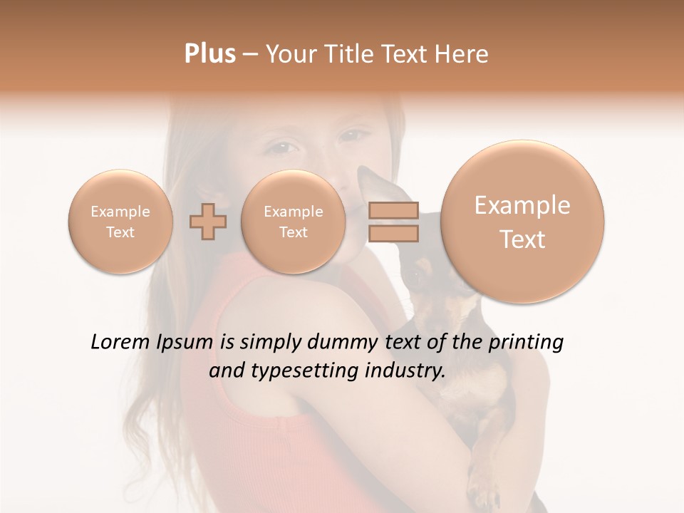 Friendship Face Lifestyle PowerPoint Template