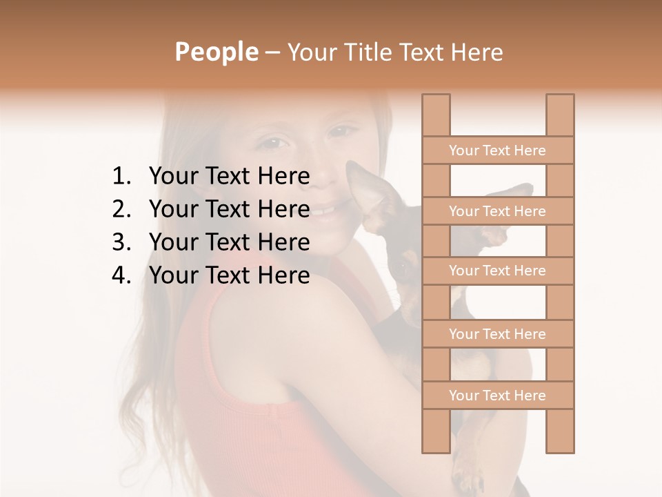 Friendship Face Lifestyle PowerPoint Template