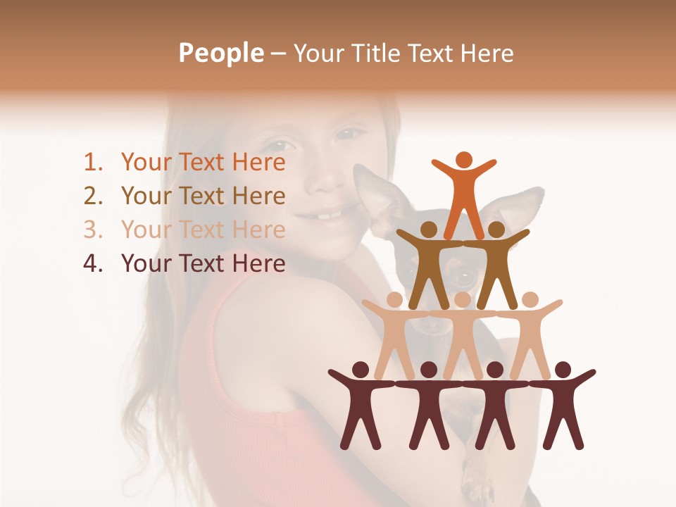 Friendship Face Lifestyle PowerPoint Template