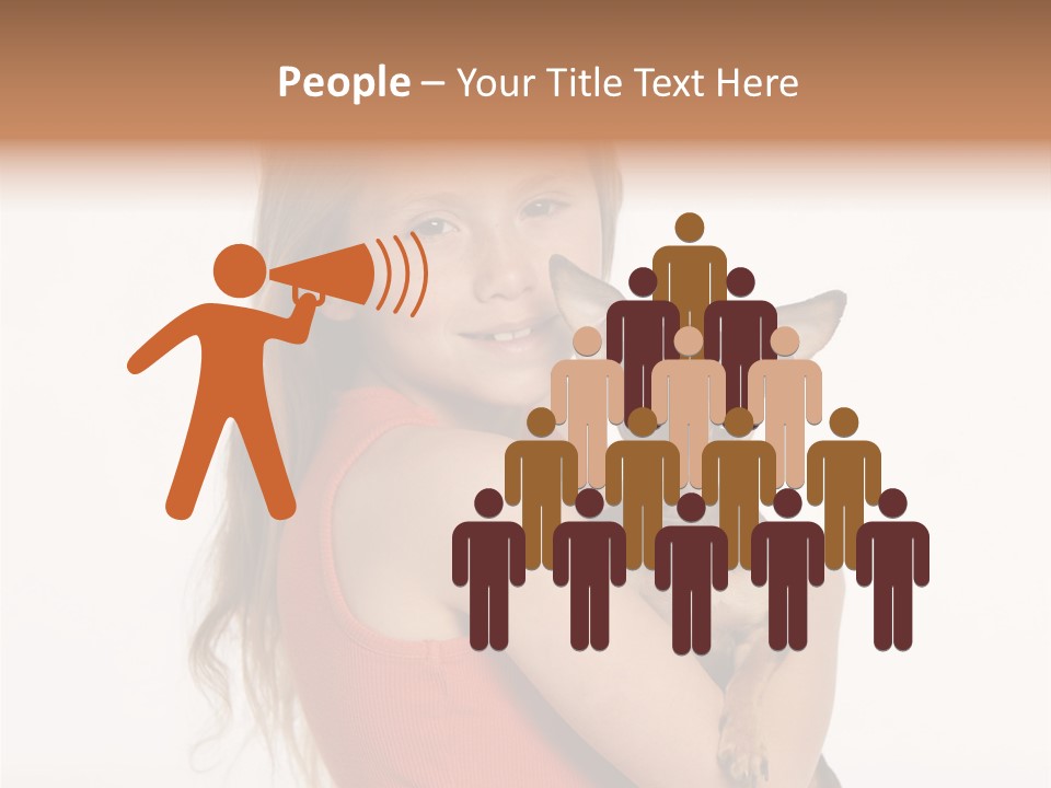 Friendship Face Lifestyle PowerPoint Template