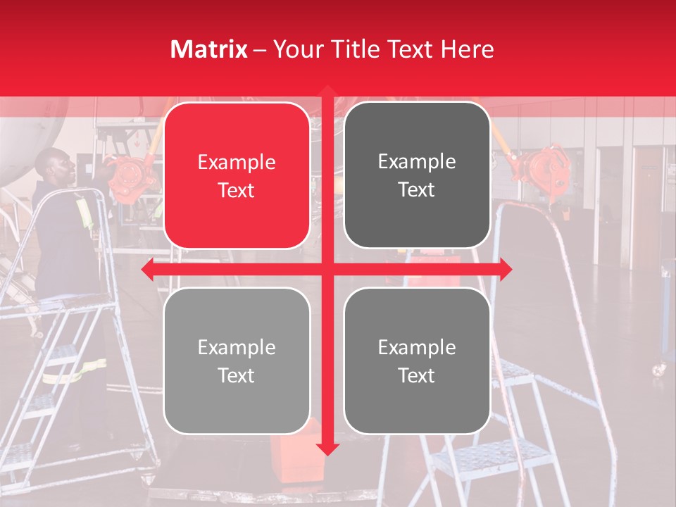 Broken Worker Maintenance PowerPoint Template