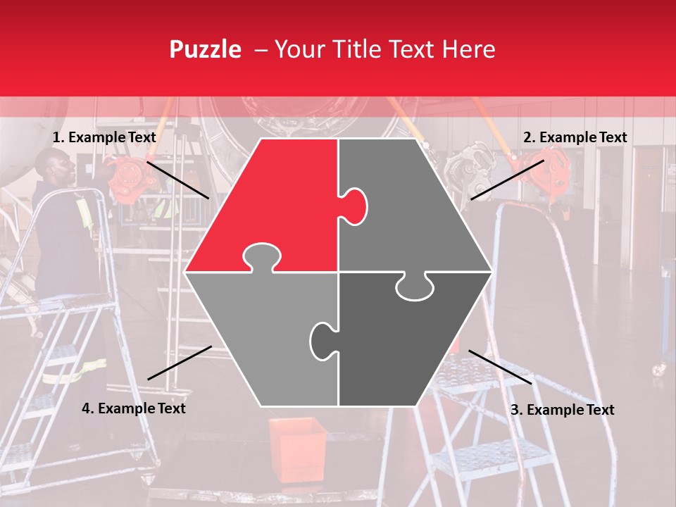 Broken Worker Maintenance PowerPoint Template