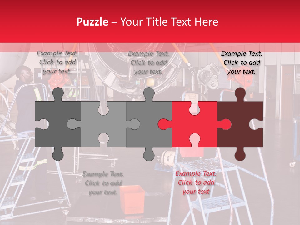 Broken Worker Maintenance PowerPoint Template