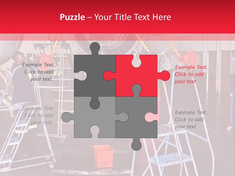 Broken Worker Maintenance PowerPoint Template