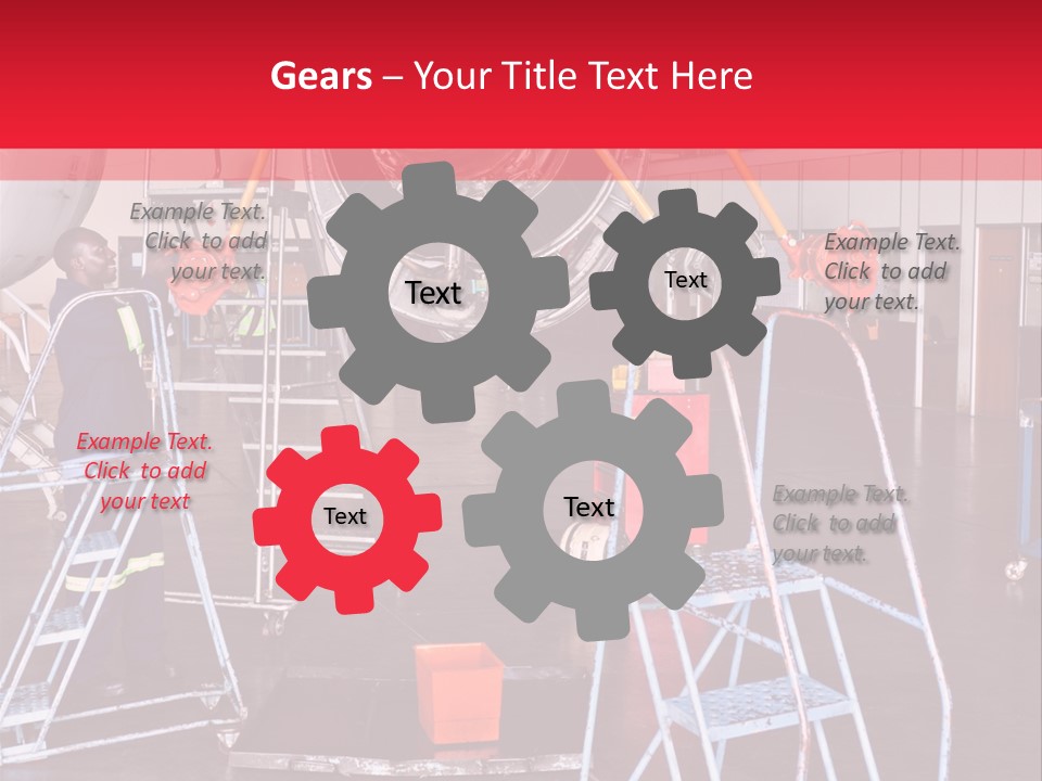 Broken Worker Maintenance PowerPoint Template