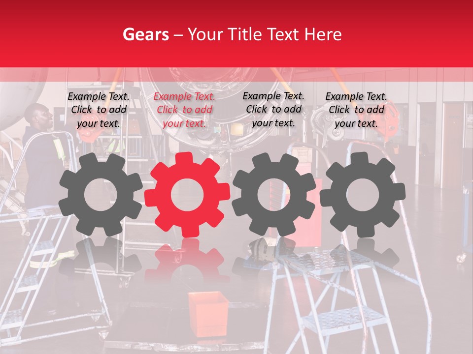 Broken Worker Maintenance PowerPoint Template
