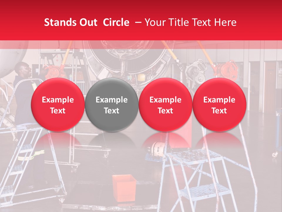 Broken Worker Maintenance PowerPoint Template