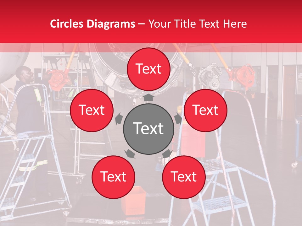 Broken Worker Maintenance PowerPoint Template