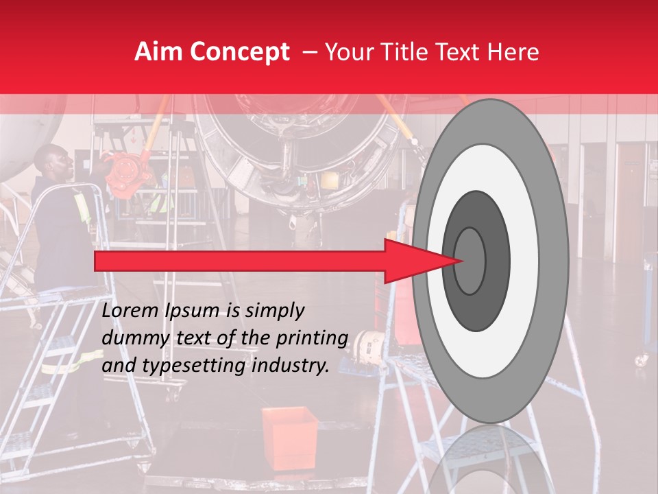Broken Worker Maintenance PowerPoint Template