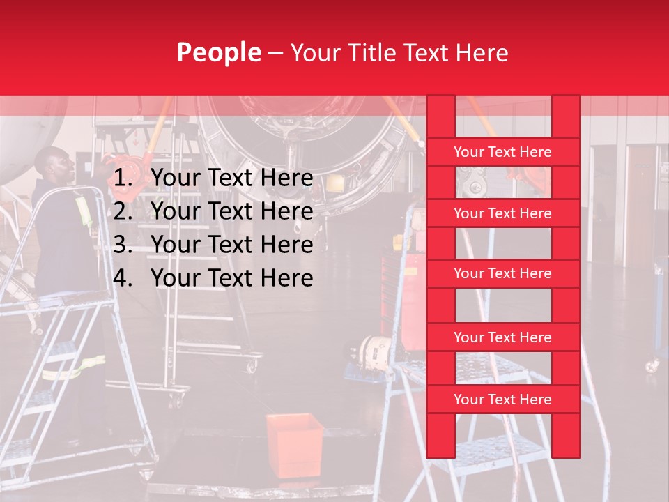 Broken Worker Maintenance PowerPoint Template