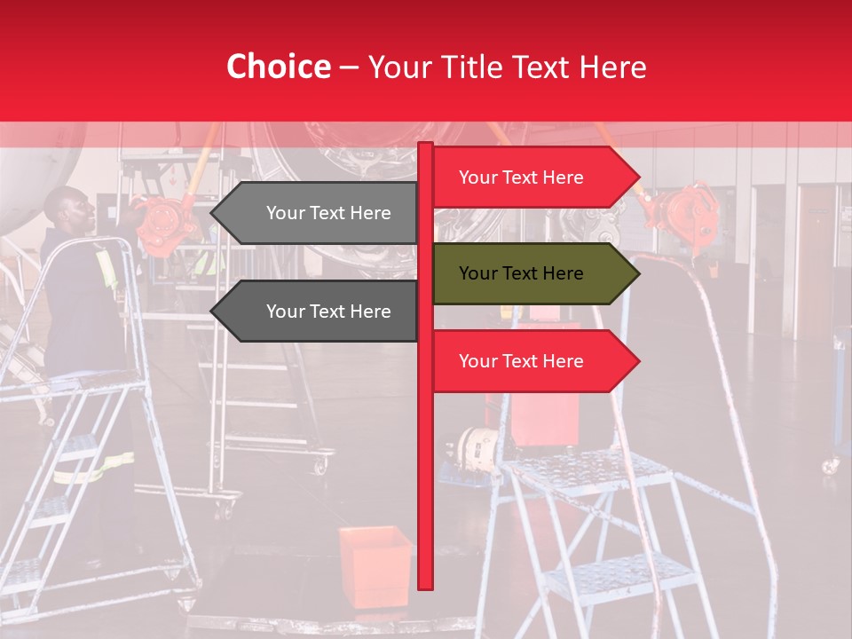 Broken Worker Maintenance PowerPoint Template