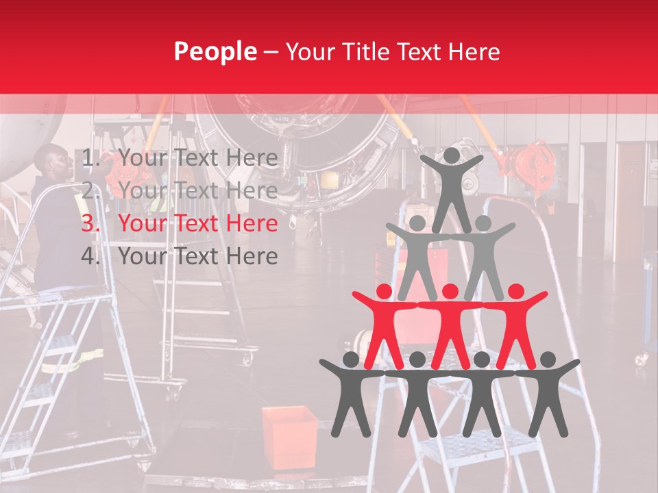 Broken Worker Maintenance PowerPoint Template