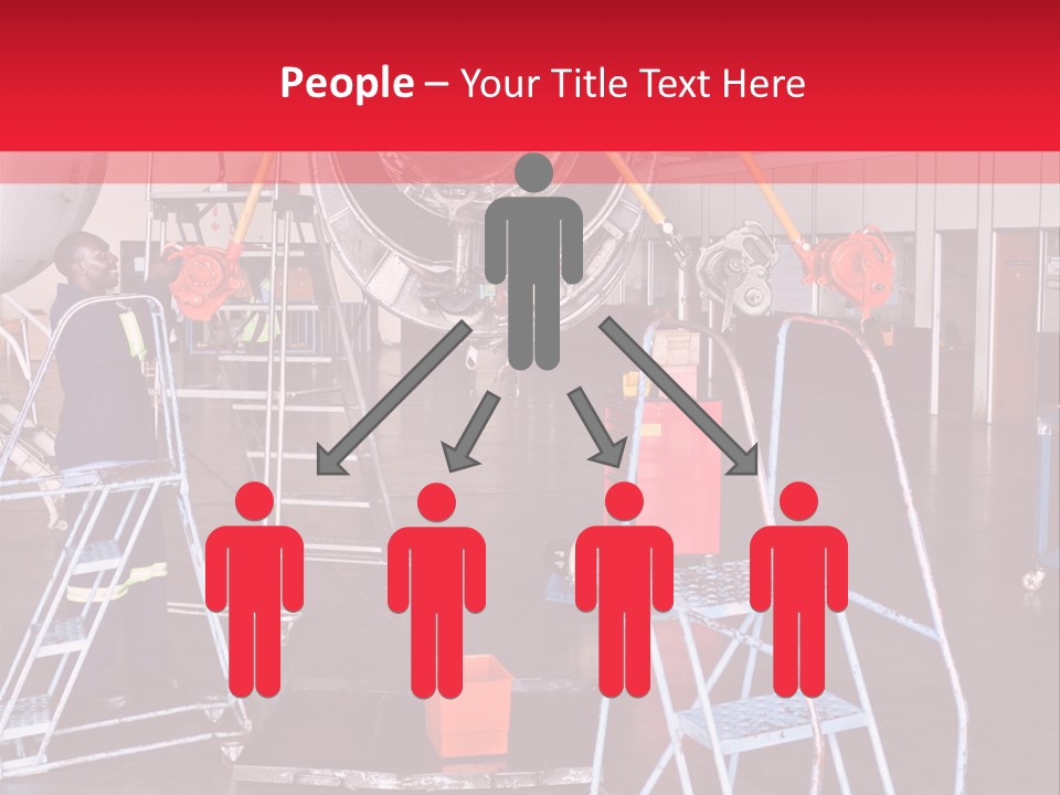 Broken Worker Maintenance PowerPoint Template