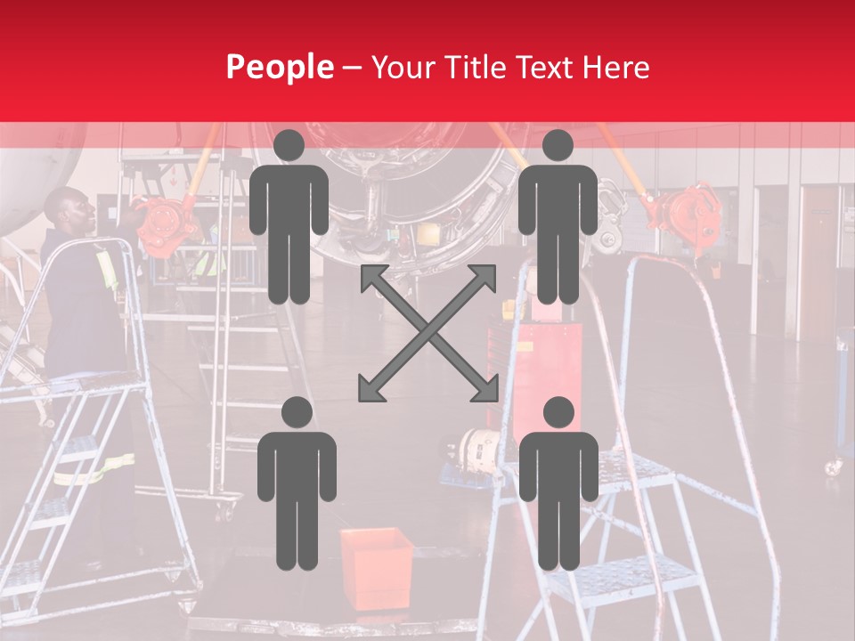 Broken Worker Maintenance PowerPoint Template