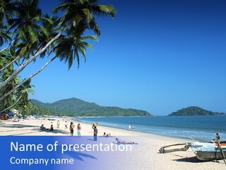 Rise Coastal Tourism PowerPoint Template