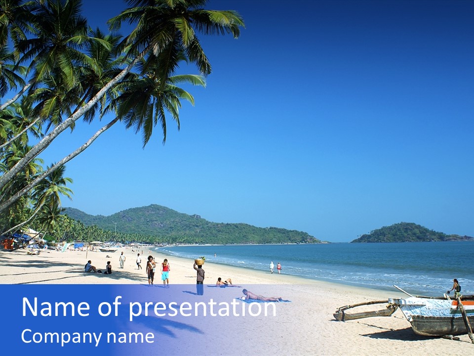 Rise Coastal Tourism PowerPoint Template