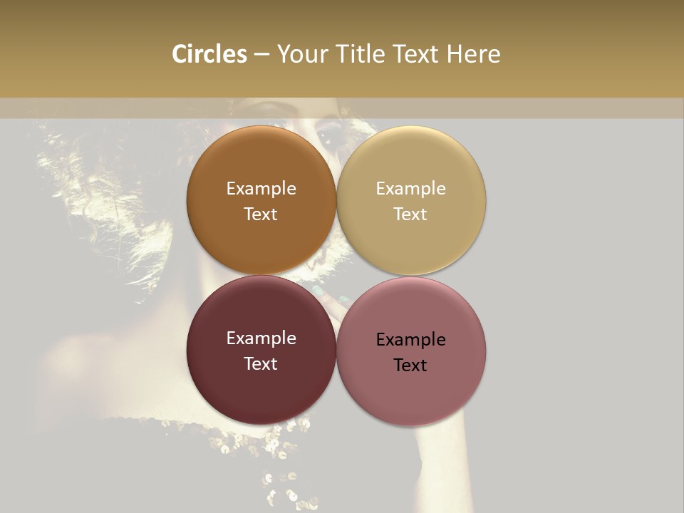 Hairstyle Beauty Black PowerPoint Template