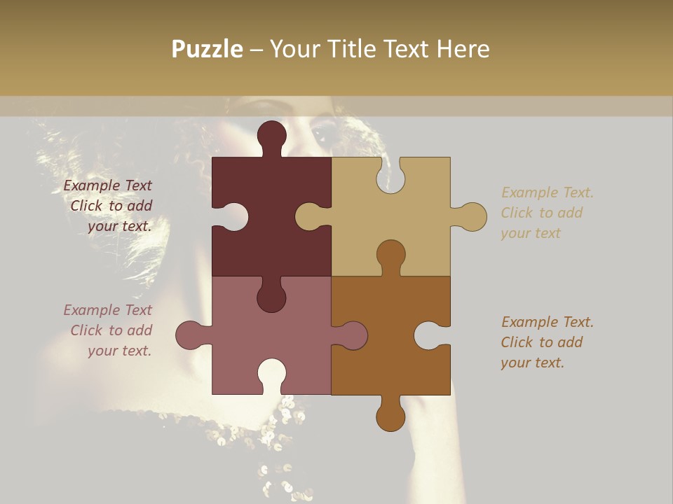 Hairstyle Beauty Black PowerPoint Template