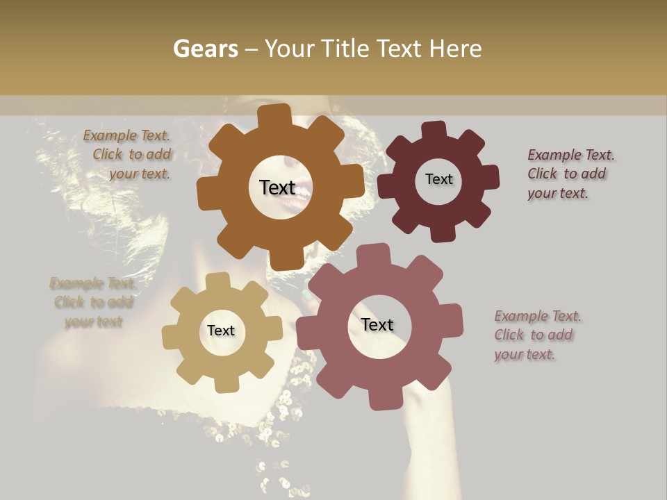 Hairstyle Beauty Black PowerPoint Template