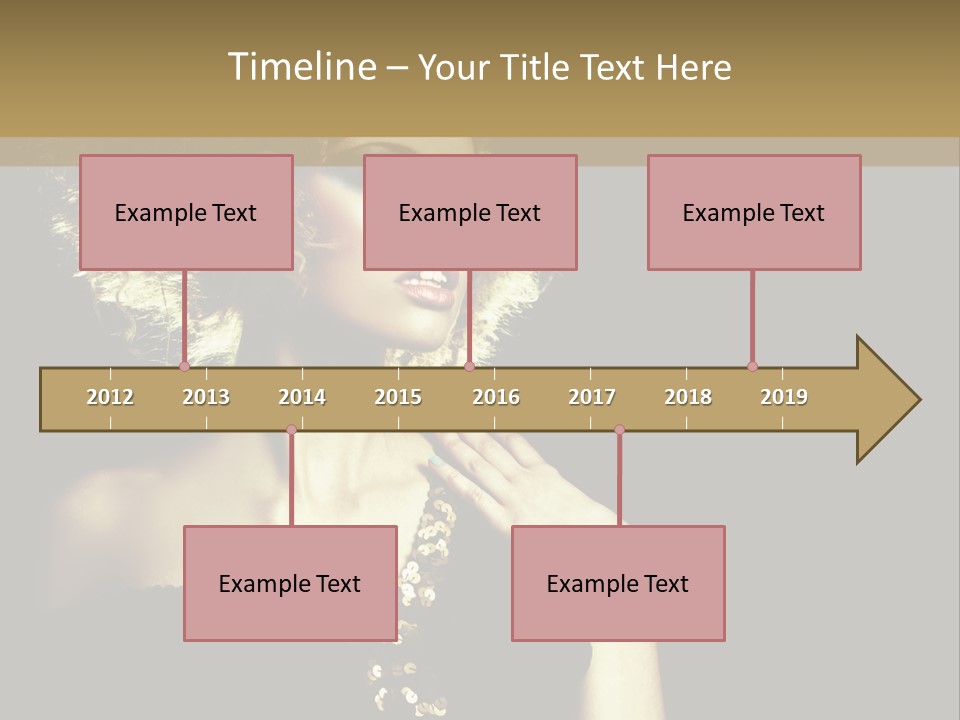 Hairstyle Beauty Black PowerPoint Template