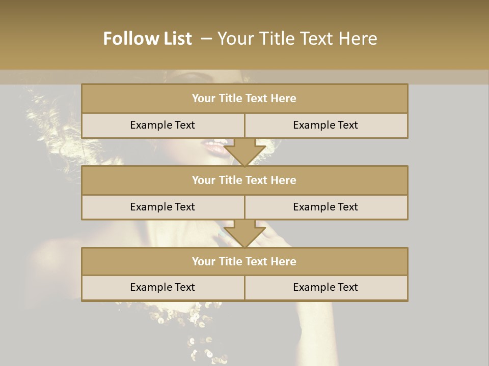 Hairstyle Beauty Black PowerPoint Template