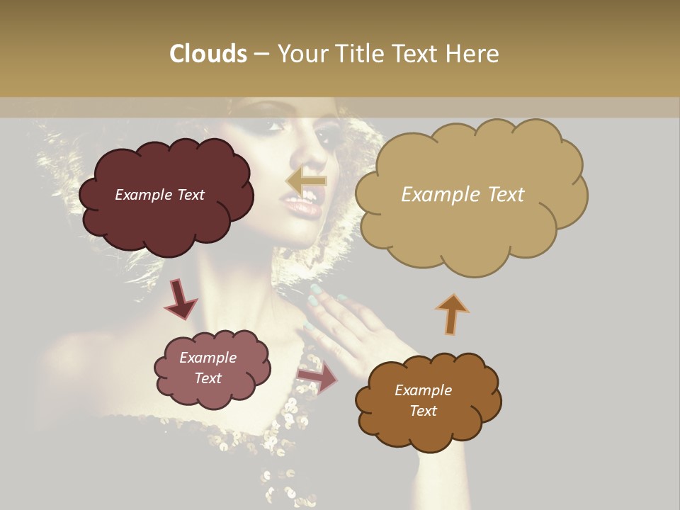 Hairstyle Beauty Black PowerPoint Template