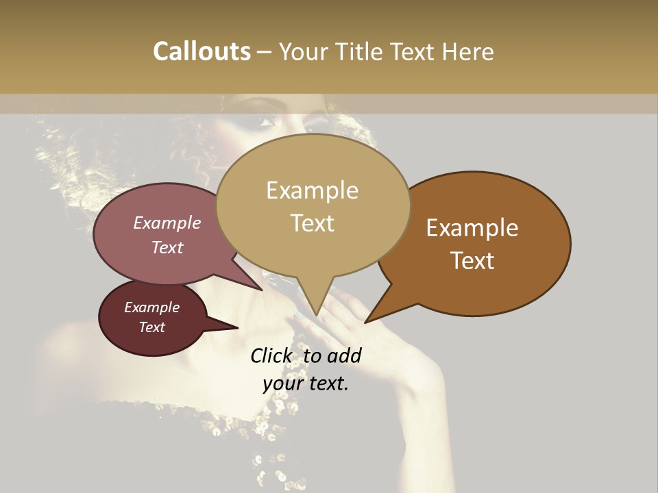 Hairstyle Beauty Black PowerPoint Template
