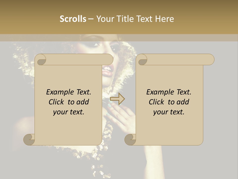 Hairstyle Beauty Black PowerPoint Template