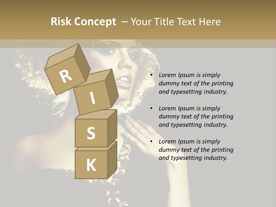 Hairstyle Beauty Black PowerPoint Template