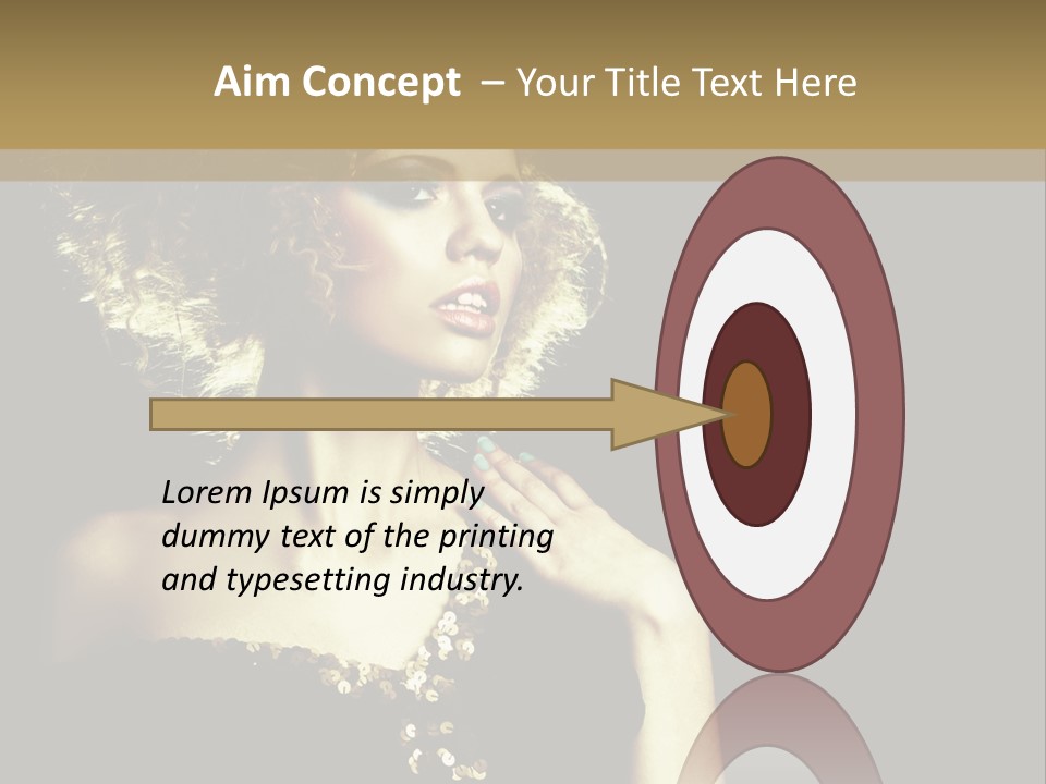 Hairstyle Beauty Black PowerPoint Template