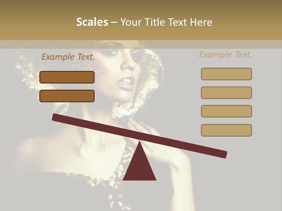 Hairstyle Beauty Black PowerPoint Template