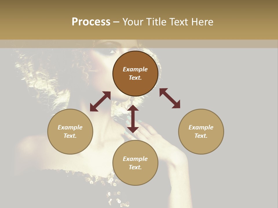 Hairstyle Beauty Black PowerPoint Template