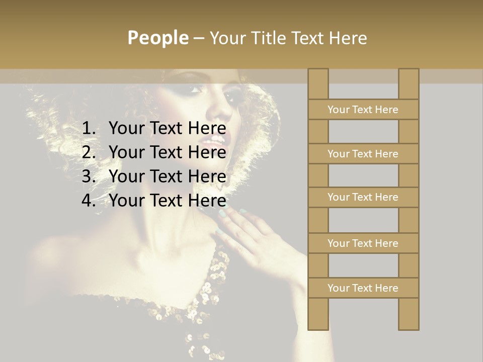 Hairstyle Beauty Black PowerPoint Template
