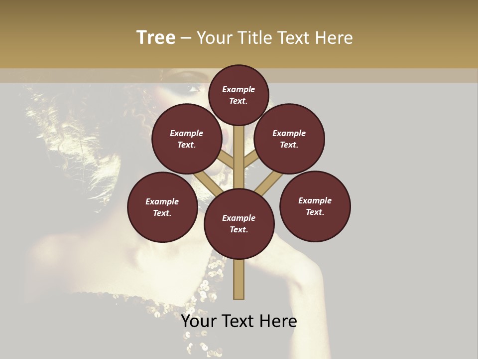 Hairstyle Beauty Black PowerPoint Template