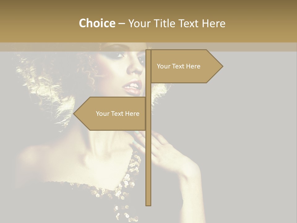 Hairstyle Beauty Black PowerPoint Template