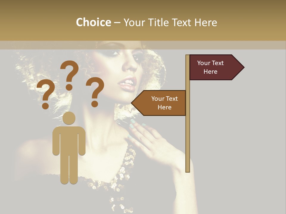 Hairstyle Beauty Black PowerPoint Template