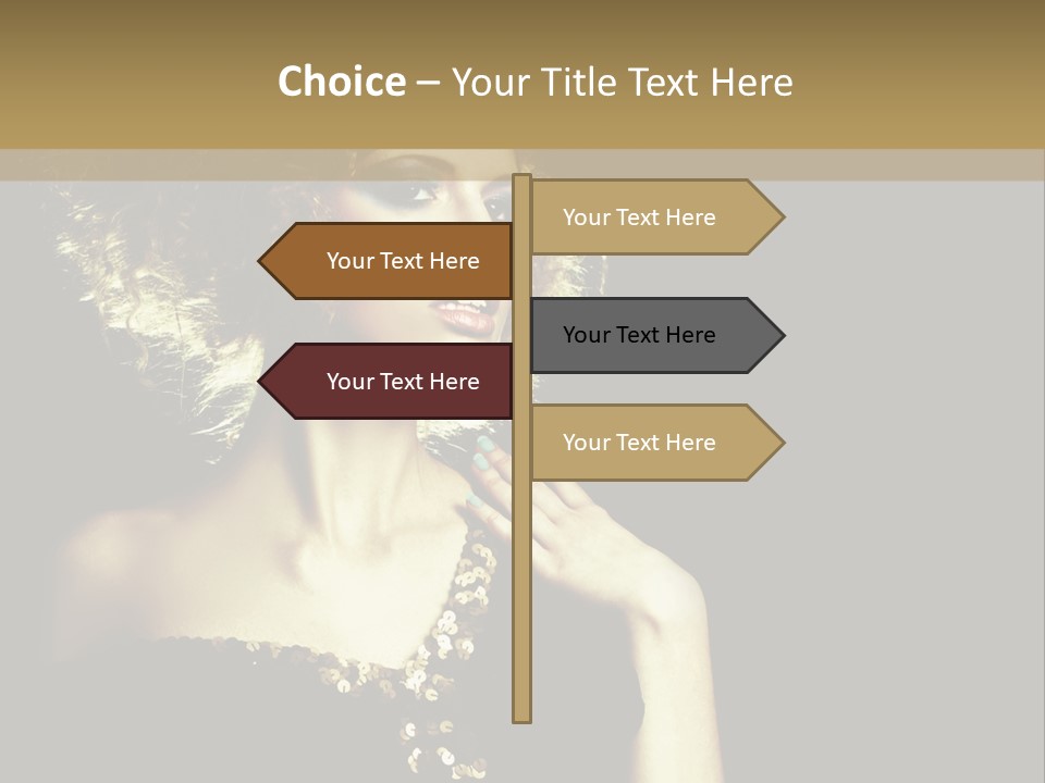 Hairstyle Beauty Black PowerPoint Template