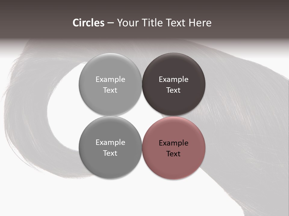 Feminine Color Uncombed PowerPoint Template