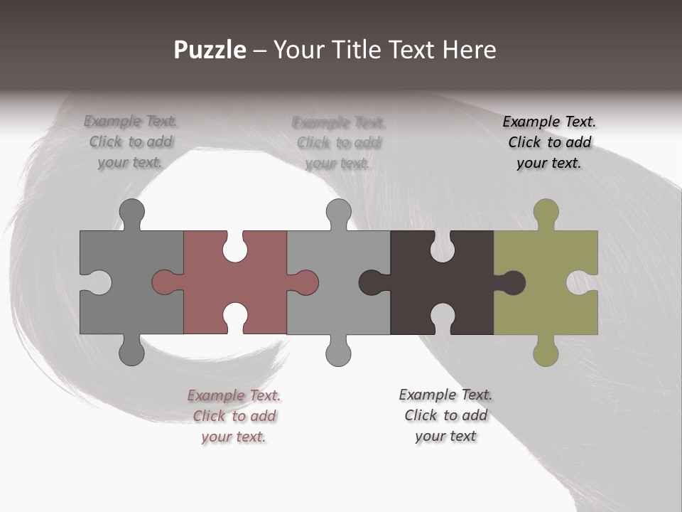 Feminine Color Uncombed PowerPoint Template