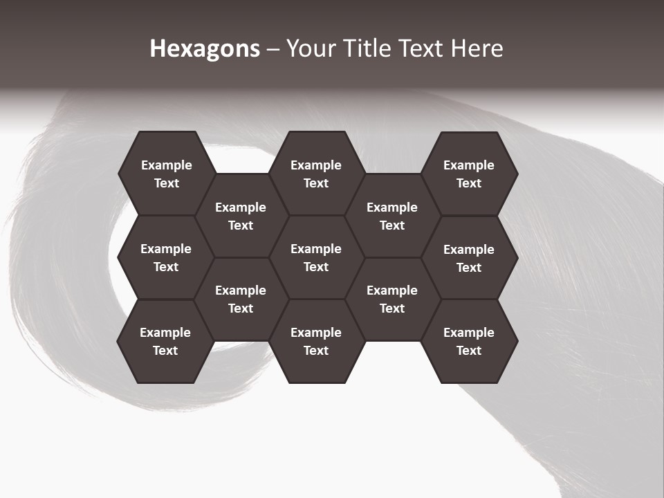 Feminine Color Uncombed PowerPoint Template